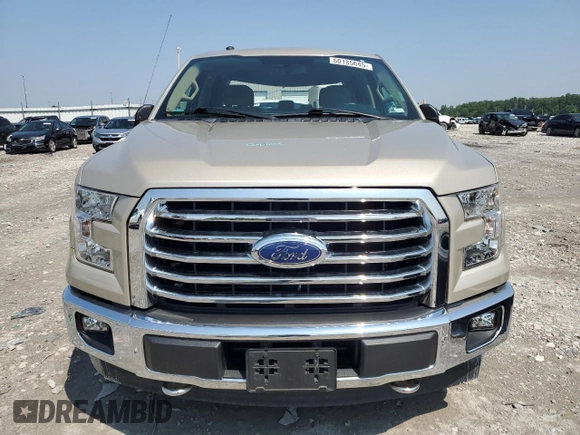 2017 Ford F-150 XL with VIN 1FTEW1EG7HFC07137, listed as a Copart auction lot 60185645 with 45,562 mi miles and Salvage title. Bid and sale history available at DreamBid. Image 5.