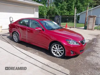 2012 Lexus IS 250 z VIN JTHCF5C25C5058617, wystawiony jako IAAI lot #42286876 z przebiegiem 135 789 mil mil oraz . Historia ofert i sprzedaży dostępna na DreamBid. Obrazek 1.