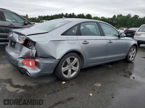 2012 Audi A6 Premium Plus with VIN WAUGGAFC0CN158134, listed as a Copart auction lot 62267795 with 203,128 mi miles and Clean title. Bid and sale history available at DreamBid. Image 3.