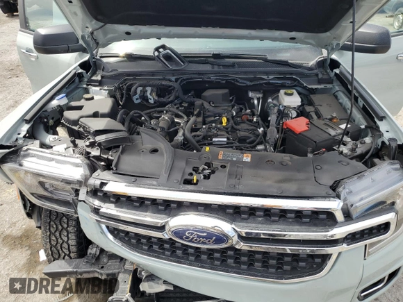 2024 Ford Ranger XLT with VIN 1FTER4GHXRLE40317, listed as a Copart auction lot 58532625 with 6,943 mi miles and Salvage title. Bid and sale history available at DreamBid. Image 11.