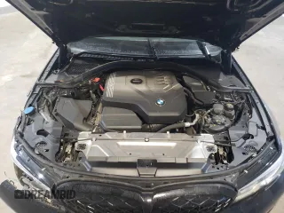 2019 BMW 3 Series 330i xDrive with VIN WBA5R7C57KAJ87310, listed as a Copart auction lot 42261105 with 0 mi miles and Salvage Title. Bid and sale history available at carsss.com. Image 12.
