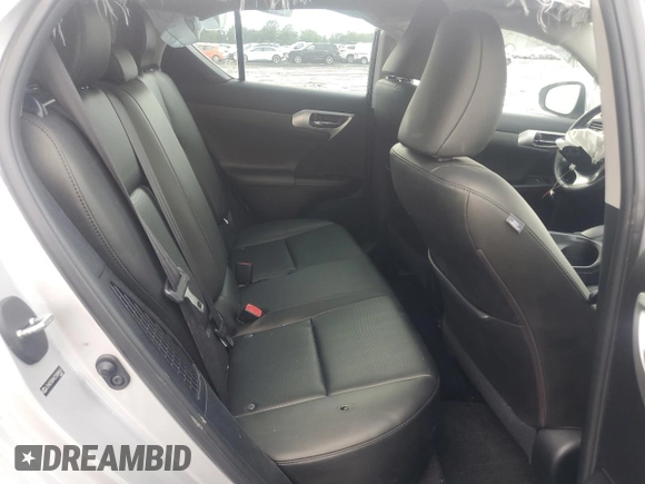 2012 Lexus CT 200h with VIN JTHKD5BH6C2089061, listed as a Copart auction lot 58827705 with 124,474 mi miles and Salvage title. Bid and sale history available at DreamBid. Image 10.