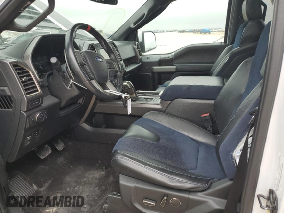 2019 Ford F-150 Raptor with VIN 1FTFW1RG7KFB03737, listed as a Copart auction lot 45483195 with 79,348 mi miles and Salvage Title. Bid and sale history available at carsss.com. Image 7.