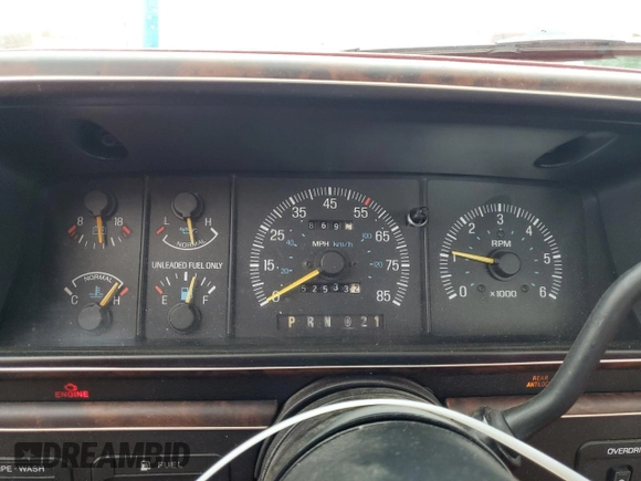 1990 Ford F-150 with VIN 1FTDF15Y5LLA79995, listed as a Copart auction lot 79358894 with 52,533 mi miles and Clean Title. Bid and sale history available at carsss.com. Image 9.