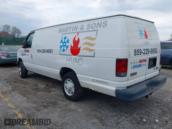 2009 Ford Econoline Cargo with VIN 1FTNS24L59DA67893, listed as a IAAI auction lot 41890311 with 192,903 mi miles and . Bid and sale history available at DreamBid. Image 3.