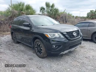 2020 Nissan Pathfinder SL with VIN 5N1DR2CN8LC614089, listed as a IAAI auction lot 41594569 with 80,635 mi miles. Bid and sale history available at carsss.com. Image 1.