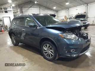 2014 Nissan Rogue SL with VIN 5N1AT2MV4EC797903, listed as a IAAI auction lot 41715634 with 1 mi miles. Bid and sale history available at carsss.com. Image 1.