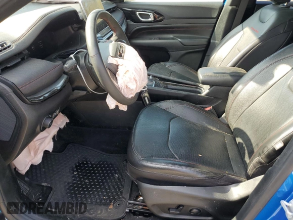 2023 Jeep Compass Trailhawk with VIN 3C4NJDDN2PT510783, listed as a Copart auction lot 54378135 with 17,361 mi miles and Salvage title. Bid and sale history available at DreamBid. Image 7.