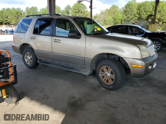 2002 Mercury Mountaineer Convenience with VIN 4M2ZU66E42UJ27065, listed as a Copart auction lot 73788994 with 268,471 mi miles and Salvage title. Bid and sale history available at DreamBid. Image 4.
