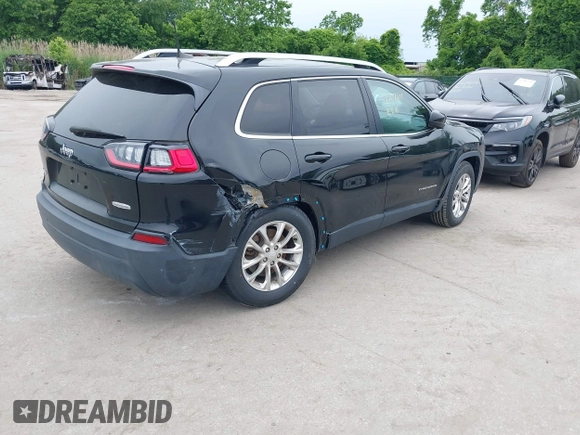2019 Jeep Cherokee Latitude z VIN 1C4PJMCB9KD140835, wystawiony jako IAAI lot #42267411 z przebiegiem 37 743 mil mil oraz . Historia ofert i sprzedaży dostępna na DreamBid. Obrazek 4.