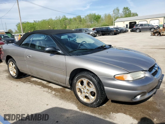 1998 Chrysler Sebring JXi z VIN 3C3EL55H7WT202665, wystawiony jako Copart lot #54619905 z przebiegiem 36 351 mil mil oraz Szkody całkowita. Historia ofert i sprzedaży dostępna na DreamBid. Obrazek 4.