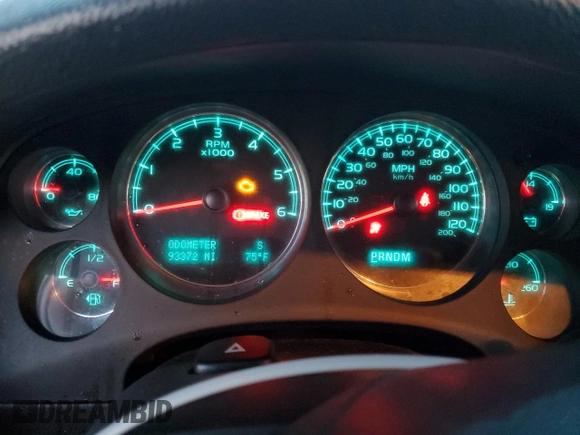 2010 Chevrolet Avalanche with VIN 3GNNCEE02AG264649, listed as a Copart auction lot 73942624 with 93,372 mi miles and Non Repairable. Bid and sale history available at DreamBid. Image 9.