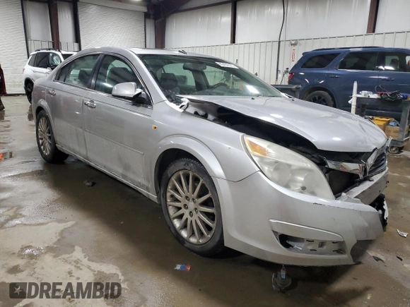 2008 Saturn Aura XR with VIN 1G8ZV57758F139844, listed as a Copart auction lot 89400555 with 120,567 mi miles and Salvage Title. Bid and sale history available at carsss.com. Image 4.