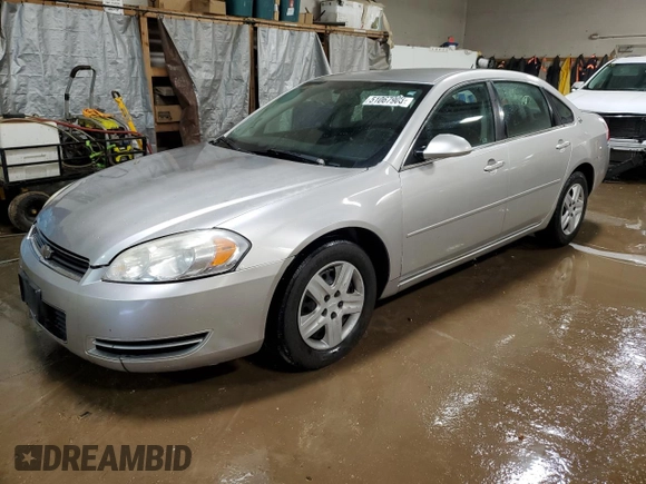 2006 Chevrolet Impala LT 3.5L with VIN 2G1WT58K469437530, listed as a Copart auction lot 51067905 with 130,257 mi miles and Salvage Title. Bid and sale history available at DreamBid. Image 1.