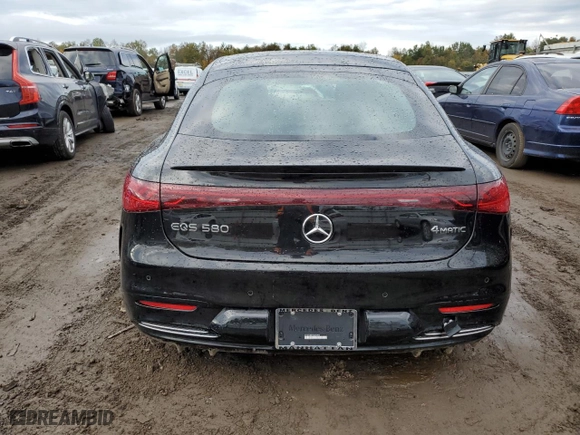 2022 Mercedes-Benz EQS with VIN W1KCG4EB7NA020554, listed as a Copart auction lot 70354493 with 0 mi miles. Bid and sale history available at carsss.com. Image 6.