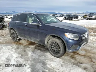 2017 Mercedes-Benz GLC with VIN WDC0G4KB7HV007392, listed as a Copart auction lot 45758665 with 72,569 mi miles and Salvage Title. Bid and sale history available at carsss.com. Image 4.