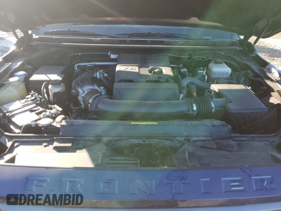 2023 Nissan Frontier SV with VIN 1N6ED1EJ2PN607691, listed as a Copart auction lot 42690445 with 14,533 mi miles and Salvage title. Bid and sale history available at DreamBid. Image 11.