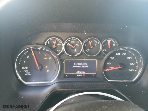 2021 Chevrolet Tahoe LT with VIN 1GNSCNKD3MR128657, listed as a Copart auction lot 69005834 with 90,899 mi miles and Salvage Title. Bid and sale history available at carsss.com. Image 9.