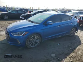 2017 Hyundai Elantra Limited with VIN 5NPD84LF2HH006608, listed as a Copart auction lot 46570005 with Not Provided miles and Salvage Title. Bid and sale history available at DreamBid. Image 1.