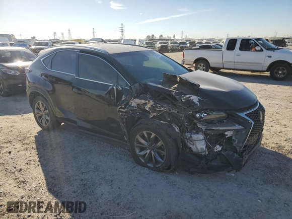 2017 Lexus NX with VIN JTJYARBZ5H2080134, listed as a Copart auction lot 47971345 with 91,358 mi miles and Salvage Title. Bid and sale history available at carsss.com. Image 4.