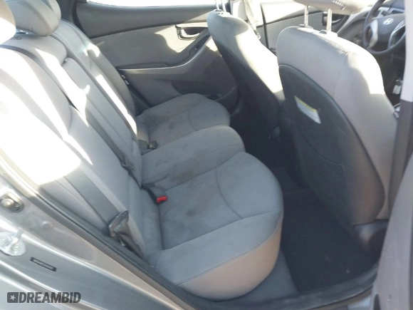 2013 Hyundai Elantra GLS PZEV with VIN 5NPDH4AE1DH161655, listed as a IAAI auction lot 41455556 with 278,893 mi miles. Bid and sale history available at carsss.com. Image 8.