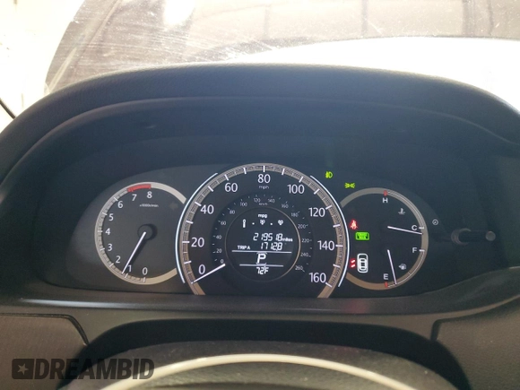 2013 Honda Accord Sdn EX-L with VIN 1HGCR2F8XDA176681, listed as a Copart auction lot 54115705 with 219,518 mi miles and Salvage Title. Bid and sale history available at carsss.com. Image 9.