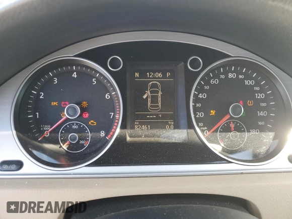 2013 Volkswagen CC Sport with VIN WVWBP7AN1DE558455, listed as a Copart auction lot 87551925 with 82,461 mi miles and Salvage Title. Bid and sale history available at carsss.com. Image 9.