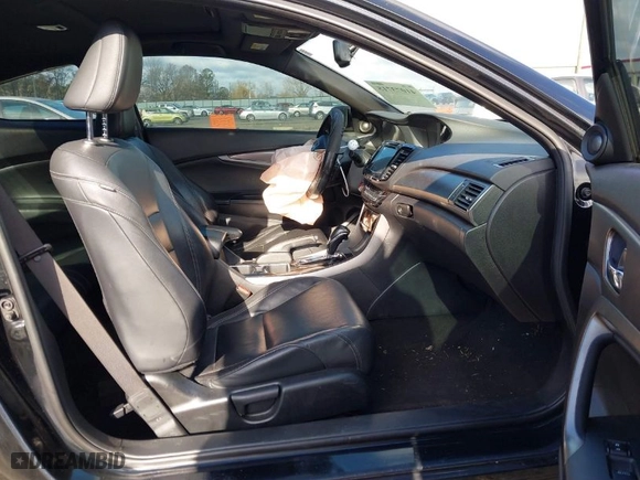 2017 Honda Accord Coupe EX-L V6 with VIN 1HGCT2B84HA007009, listed as a IAAI auction lot 41073715 with 114,869 mi miles. Bid and sale history available at carsss.com. Image 5.