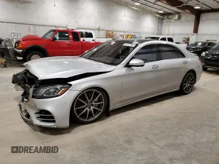 2020 Mercedes-Benz S with VIN WDDUG8GB8LA515559, listed as a Copart auction lot 81777104 with Not Provided miles and Salvage Title. Bid and sale history available at carsss.com. Image 1.