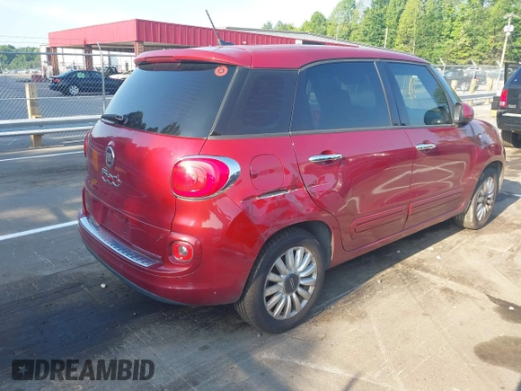 2014 FIAT 500L Easy with VIN ZFBCFABH9EZ020600, listed as a IAAI auction lot 42626910 with 84,552 mi miles and . Bid and sale history available at DreamBid. Image 4.