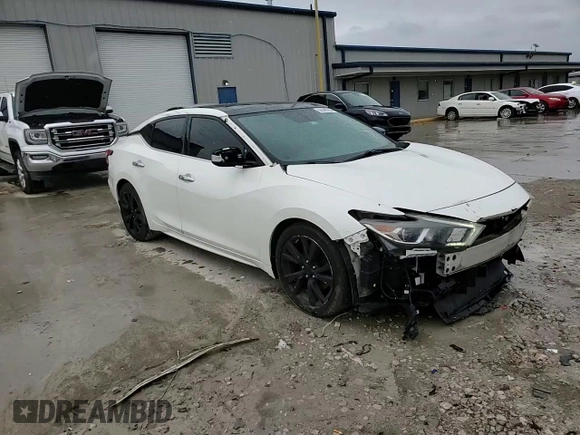 2017 Nissan Maxima Platinum with VIN 1N4AA6AP3HC392701, listed as a Copart auction lot 55589355 with 121,458 mi miles and Salvage title. Bid and sale history available at DreamBid. Image 14.