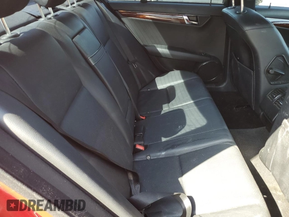 2009 Mercedes-Benz C 300 Sport with VIN WDDGF54X19R053399, listed as a Copart auction lot 54053785 with 144,089 mi miles and Salvage Title. Bid and sale history available at DreamBid. Image 10.