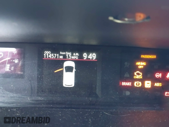 2016 Toyota Prius One with VIN JTDKDTB34G1120913, listed as a IAAI auction lot 41632387 with 114,571 mi miles and . Bid and sale history available at DreamBid. Image 15.