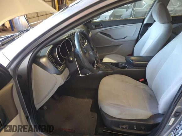 2014 Kia Optima LX with VIN 5XXGM4A71EG292110, listed as a Copart auction lot 87805195 with 175,367 mi miles and Salvage Title. Bid and sale history available at carsss.com. Image 7.