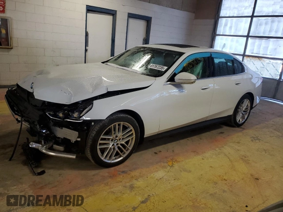 2024 BMW 5 Series 530i xDrive with VIN WBA53FJ02RCR63733, listed as a Copart auction lot 41767235 with Not provided miles and Clean title. Bid and sale history available at DreamBid. Image 1.