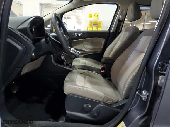 2019 Ford EcoSport SE with VIN MAJ3S2GE0KC308670, listed as a Copart auction lot 47373805 with NaN miles and Salvage Title. Bid and sale history available at carsss.com. Image 7.