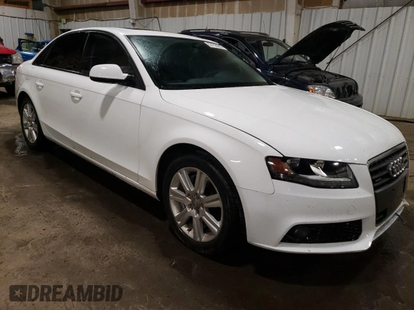 2011 Audi A4 Premium with VIN WAUBFAFL3BA066048, listed as a Copart auction lot 53758365 with 121,373 mi miles and Salvage Title. Bid and sale history available at carsss.com. Image 4.