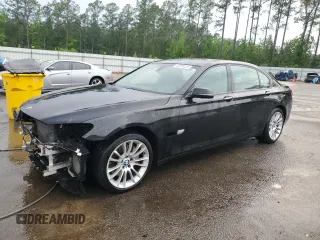 2014 BMW 7 Series 740Li with VIN WBAYE4C51ED138260, listed as a Copart auction lot 53299125 with 87,724 mi miles and Salvage title. Bid and sale history available at DreamBid. Image 1.