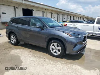 2021 Toyota Highlander L with VIN 5TDBZRBH7MS153516, listed as a Copart auction lot 59328165 with 41,942 mi miles and Clean title. Bid and sale history available at DreamBid. Image 4.
