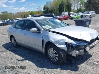 2005 Honda Accord LX z VIN 1HGCM56425A141809, wystawiony jako IAAI lot #42053580 z przebiegiem 203 731 mil mil oraz . Historia ofert i sprzedaży dostępna na DreamBid. Obrazek 1.
