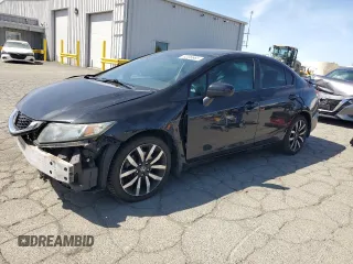 2014 Honda Civic Sedan EX-L with VIN 19XFB2F96EE012416, listed as a Copart auction lot 54195665 with 189,574 mi miles and Salvage Title. Bid and sale history available at carsss.com. Image 1.