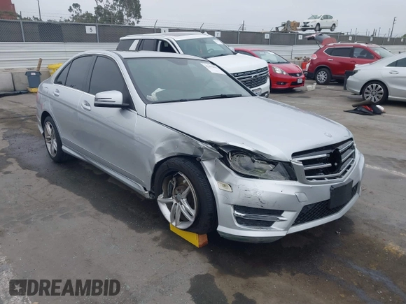 2014 Mercedes-Benz C 250 Sport with VIN WDDGF4HB8EA966999, listed as a IAAI auction lot 42452823 with 143,339 mi miles and . Bid and sale history available at DreamBid. Image 1.
