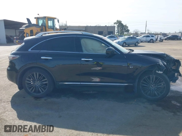 2017 Infiniti QX70 with VIN JN8CS1MW1HM410293, listed as a IAAI auction lot 41689343 with 149,823 mi miles and . Bid and sale history available at DreamBid. Image 13.