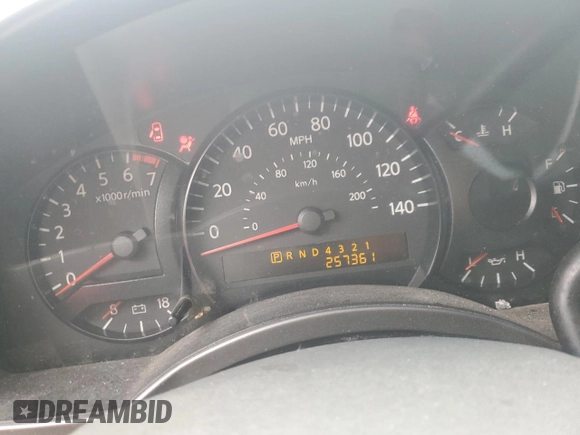 2007 Nissan Titan XE with VIN 1N6AA07AX7N229425, listed as a Copart auction lot 45583465 with 257,361 mi miles and Salvage Title. Bid and sale history available at DreamBid. Image 9.