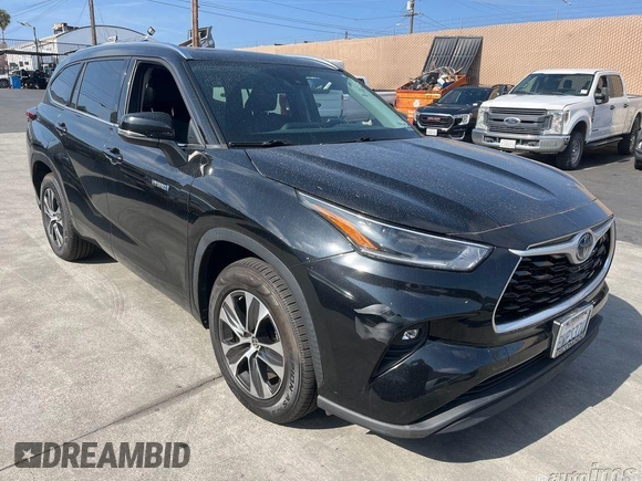 2021 Toyota Highlander Hybrid XLE z VIN 5TDHARAH6MS509148, wystawiony jako IAAI lot #42545107 z przebiegiem 76 689 mil mil oraz . Historia ofert i sprzedaży dostępna na DreamBid. Obrazek 4.