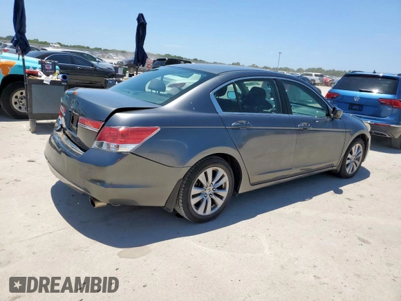 2012 Honda Accord EX with VIN 1HGCP2F77CA165598, listed as a Copart auction lot 61184235 with 163,258 mi miles and Salvage title. Bid and sale history available at DreamBid. Image 3.