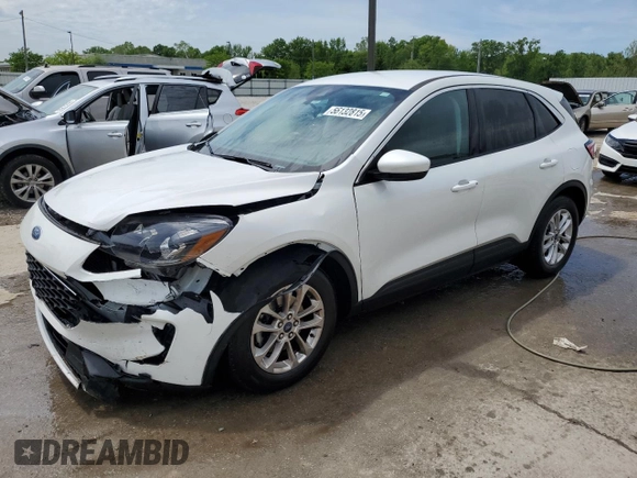 2021 Ford Escape SE with VIN 1FMCU0G66MUA00137, listed as a Copart auction lot 56132815 with 34,724 mi miles and Salvage title. Bid and sale history available at DreamBid. Image 1.
