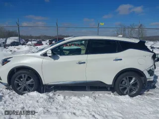 2024 Nissan Murano Platinum with VIN 5N1AZ2DS7RC123934, listed as a IAAI auction lot 41324102 with 1,318 mi miles. Bid and sale history available at carsss.com. Image 14.