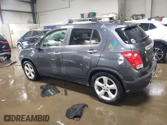 2016 Chevrolet Trax LTZ with VIN 3GNCJRSB5GL229579, listed as a Copart auction lot 49098985 with 151,093 mi miles and Salvage Title. Bid and sale history available at carsss.com. Image 2.