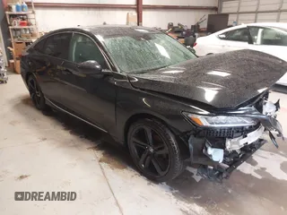 2018 Honda Accord EX-L z VIN 1HGCV1F57JA001456, wystawiony jako IAAI lot #41567333 z przebiegiem 65 753 mil mil oraz . Historia ofert i sprzedaży dostępna na DreamBid. Obrazek 1.